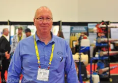 Richard Vollebregt of Cravo was visiting the show on Wednesday.