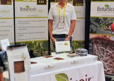 Charlie Millen of Botanicoir, a coir supplier of the UK that is entering the Canadian market.