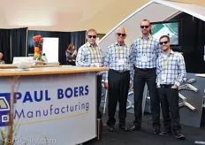 The team from Paul Boers and Prins Greenhouses foresees a very bright future, which makes them wear sunglasses.