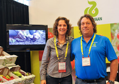 Marleen van der Torre and Gus Mastronardi of Rijk Zwaan Canada.