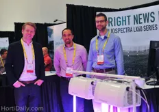 Jimmy, Anthony and Per of Heliospectra. Learn more about their advanced technology in this article : http://www.hortidaily.com/article/11166/Its-not-just-about-putting-light-into-an-environment