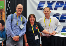 Australian growers Jonathan Lidbetter and Nicky Mann visiting David van Wingerden of Express Seed / green Circle Growers.