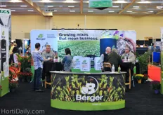 The Berger Peat Moss booth.