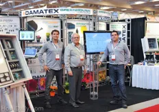 The Sicard family in the Damatex booth