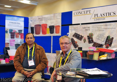 Ragu Nathan and Mark Hartley of Concept Plastics.