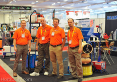 The Dramm team: Kurt Becker, Andrew Damm, Jared Babik and Louis Damm