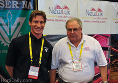 Justin vander Putten of Visser NA together with Mark Glawdecki of NewLux.