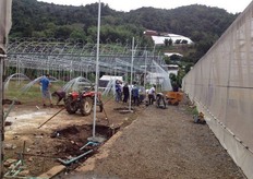 Slowly the structure takes shape.