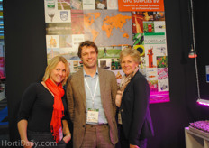 Leontien de Graauw, Floris Muilwijk and Wendy Zwartendijk from UFO Supplies b.v.