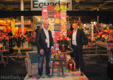 Richard van der Plas and Rob Brussee from Van Der Deijl Roses.