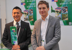 Xiang Zhi and Torben Brinkmann from IPM Messe Essen.