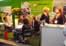 IP Handlers-booth has a lot of visitors