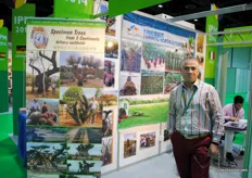 Danilo Bottaro, import- ande exportmanager of Leon Group. The company trades specimen trees from 5 continents worldwide.