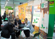 The Indega-members had busy days at the IPM. In the front Humintech