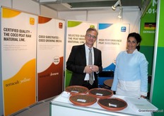 Markus Eberlen of the German company Terracult. They sell growing media in Qatar.