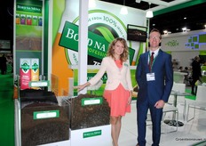 Laurie Enache and Aidan Campion of the Irish company Bord na Mona