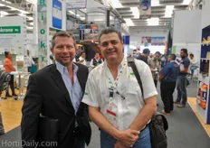 William Ison and Angel Urrutia of the Greenery. The Greenery has growers in Mexico on a total of 140 hectares.
