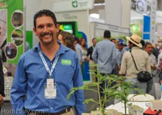 Francisco Acosta of Village Farms was visiting the show as well.
