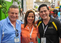 Richard and Yamila Colasanti of Excalibur together with Pedro Torres of Excalibur Mexico.