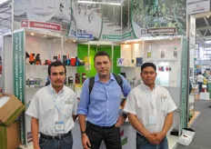 Jose Gongora from Agripolyane and Geopolyane visiting his distributors from Agro Soluciones.