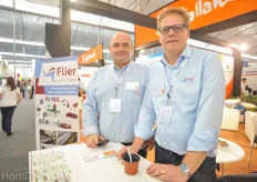 José Carretero Perez and Sjaak Bakker from Flier Systems. An interview with José will follow on HortiDaily.com.