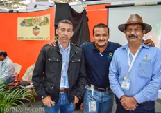 Victor H. Morato, Cesar G. Valdivia, and Baldemar Aguirre Ramirez from Champion Seed Company.