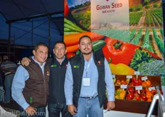 Juan Pablo Lara, Carlos Lawers H. and José Ramírez from Gowan Seed.