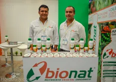 Rodrigo González and José Antonio Flores Carrasco from Bionat.