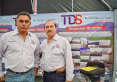 Alfredo Miranda Muñoz and Fuillermo González Fernández from TDS Invernaderos.
