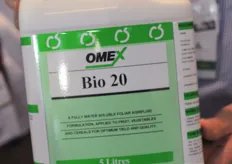 Omex Bio 20 is a soluble foliar agrifuild for root improvement.