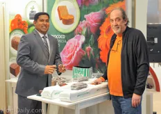 Shan Halamba of Riococo with Glenn Behrman of the Growtainer - GreenTech Agro LLC.