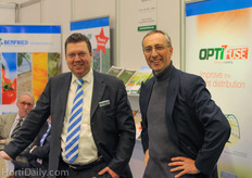 Fred van Veldhoven of Benfried together with Bruno Leconte of Sudlac.