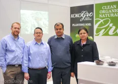 The team of Rainsoil at the booth of KokoGro.