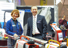 Ingrid Hensler of Pulsfog together with Kurt Becker of Dramm.