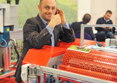 Always on the phone: Alessandro Mazzacano of Urbinati.