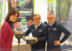 P-TRE's Roberta Pirego, Michele Pavano and Gabriele Roncaletti.