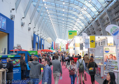 The hallway on day three; still very crowded