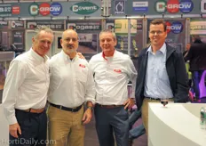 Lorenzo Russo, Jay Honeycutt and George Mooyman of Javo together with Carl van Loon of Powerplants Australia.