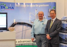 Elle Kjellander and Bert Boye from INRHA: a Swedish manufacturer of Roof Cleaners.