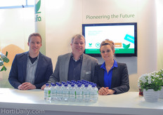Lowie Weerts, Ronald Valke and Dorien Geentjens of Haifa Fertilizers.
