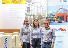 The team from Krass glasshouses ; Marion Strobele, Beatrix Hildenrand and Wolfgang Krass
