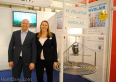 At Nivola Martin Slootweg and Lisanne Zwetsloot showed the Nivolator and the Nivolair, ensuring a constant quality of the air.