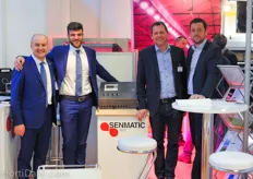 Cesare Ghizzi and Mateo Lucchini from Idromeccanica Luchinni together with Morten Hjorth and Thomas Rubaek of Senmatic.