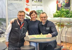 P-TRE's Michele Pavano, Martina Perego and Gabriele Roncaletti.