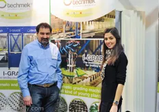 Aldo Maggion and Silvia Frassetto of Techmek Greenhouse Mechanisation.
