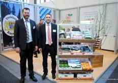 The German cucumber grower Andre Busigel with Kai Fuchs, Gartenbauzentrale Main-Donau
