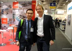 Pieter Jan Robbemont with a visitor from Uzbekistan