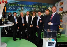 ABC Westland, FloraHolland and Honderdland together with the name Businessparks Westland
