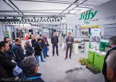 Arjen van Leest of Jiffy explained the use of coir propagation and growing media.