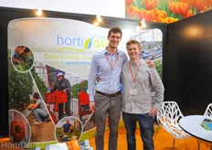 Frank Bogovic and Maarten Vandencruys from Belgian vertical farming company Urban Crops.